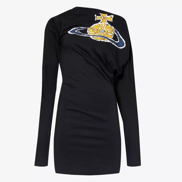 🔥NWT Vivienne Westwood Time Machine Hebo Dress MEDIUM - Picture 5 of 11